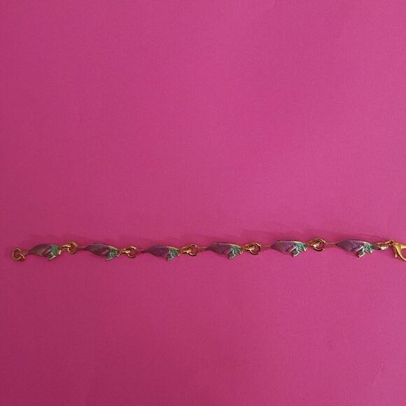 LADIES MULTI COLOR FISH DESIGN BRACLET - Picture 3 of 4